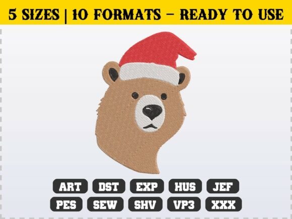 Bear Woodland Christmas Santa Embroidery Review