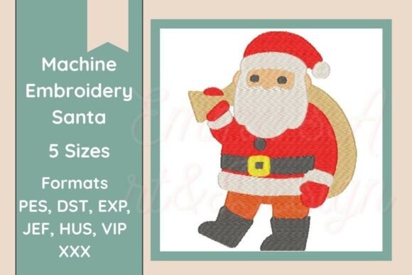 Father Christmas Machine Embroidery Review