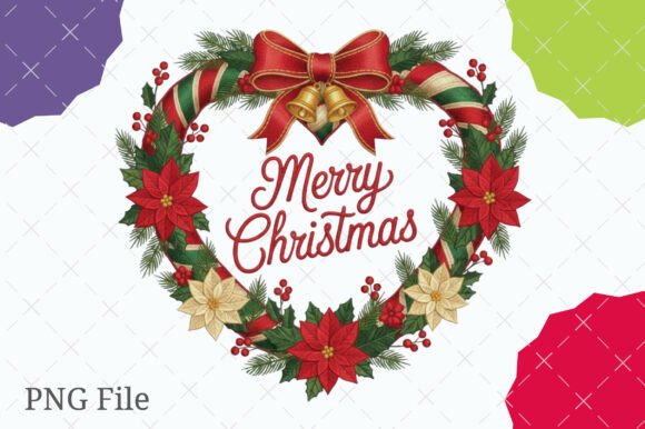 Faux Embroidery Merry Christmas Wreath Review