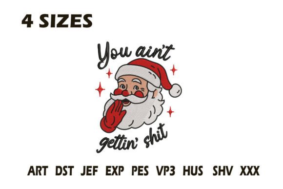 Funny Santa Christmas Embroidery Review