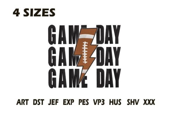Game Day Lightning Bolt Embroidery Review