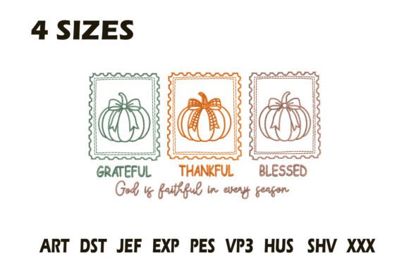 Grateful Thankful Blessed Embroidery Review