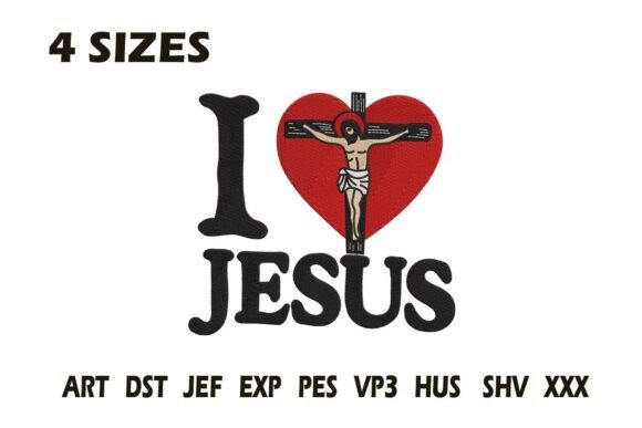 I Love Jesus Embroidery Design Review