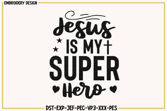 Jesus is Y Superhero Embroidery Review