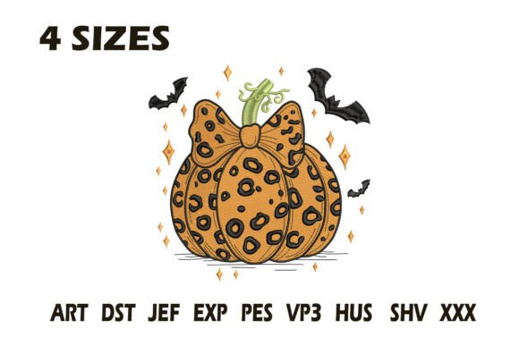 Leopard Pumpkin Embroidery Design Review
