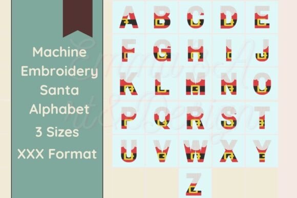 Santa Machine Embroidery Alphabet - Xxx Review