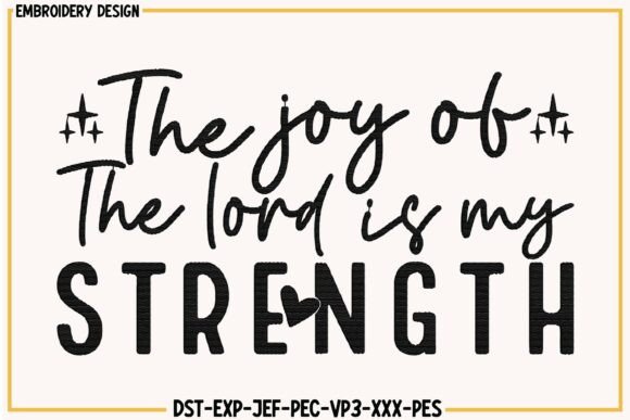 The Joy of the Lord Embroidery Design Review